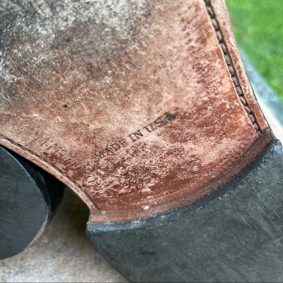 Bostonian Crown Windsor Shell Cordovan #8 Wingtip Burgundy 10C/9.5D USA Patina! - Picture 8 of 12